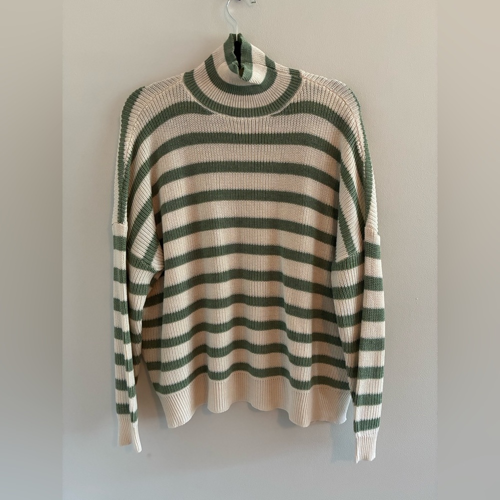 Pink Lily Oversized Striped Sweater